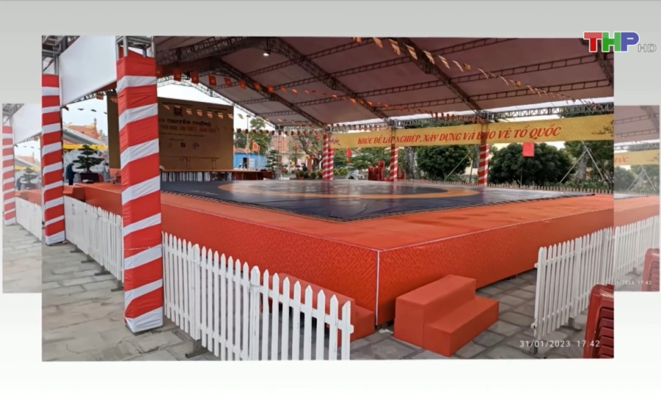 Sẵn s&agrave;ng Hội thi truyền thống Vật d&acirc;n tộc thời Mạc 