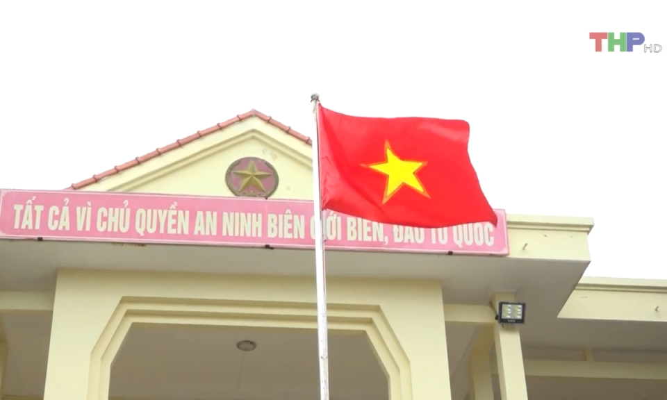 Lễ ch&agrave;o cờ chủ quyền tại huyện Bạch Long Vỹ