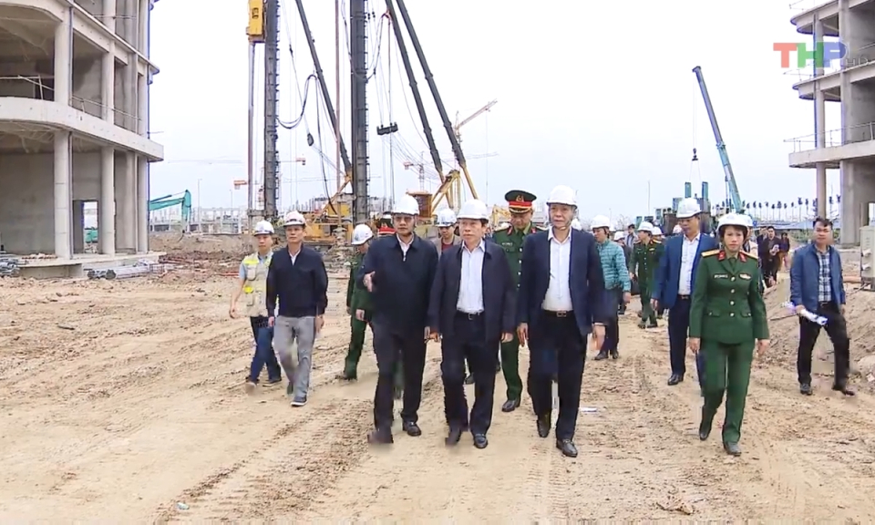 Kiểm tra tiến độ c&aacute;c c&ocirc;ng tr&igrave;nh trọng điểm