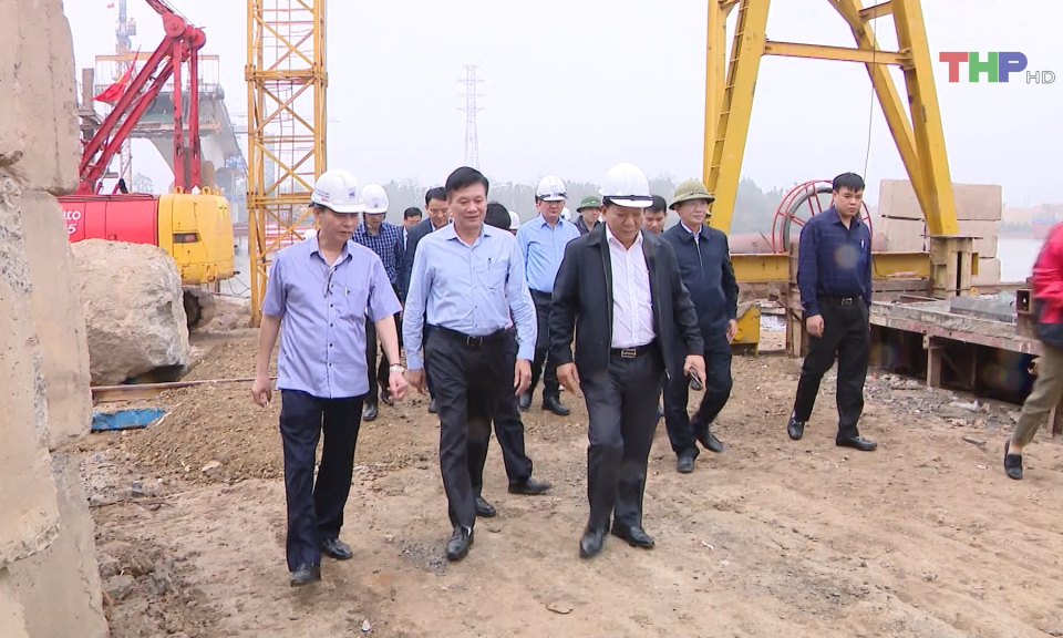 Tiến độ Dự &aacute;n cầu Lại Xu&acirc;n v&agrave; đường tỉnh 352