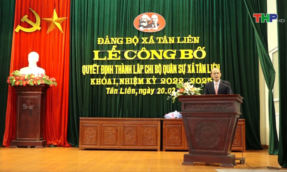 X&acirc;y dựng Đảng: Th&agrave;nh lập Chi bộ qu&acirc;n sự x&atilde; &ndash; N&acirc;ng cao sức chiến đấu của Đảng