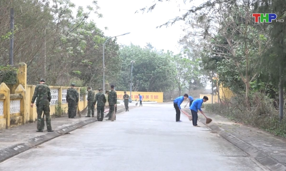 Chung tay bảo vệ m&ocirc;i trường huyện đảo Bạch Long Vĩ