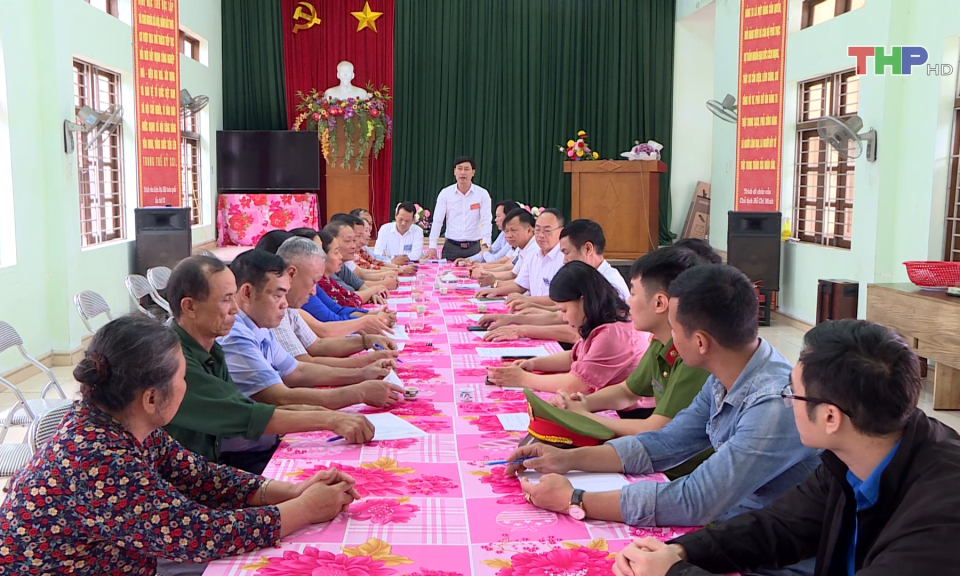 Cử tri huyện Kiến Thụy đồng &yacute; với phương &aacute;n sắp xếp đơn vị h&agrave;nh ch&iacute;nh