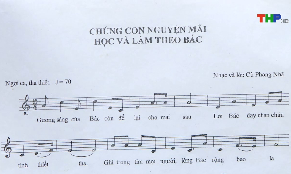 &Acirc;m vang miền cửa biển: Ch&uacute;ng con nguyện m&atilde;i học v&agrave; l&agrave;m theo B&aacute;c