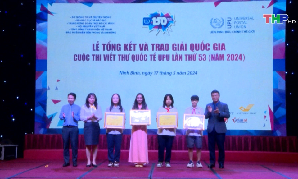 Trao giải cuộc thi viết thư quốc tế UPU lần thứ 53