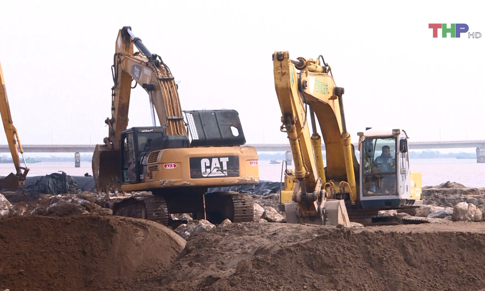 Tiến độ Dự &aacute;n x&acirc;y dựng tuyến đ&ecirc; biển Nam Đ&igrave;nh Vũ