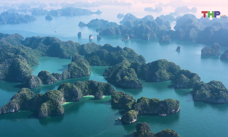 Vịnh Lan Hạ thu h&uacute;t du kh&aacute;ch trong m&ugrave;a cao điểm