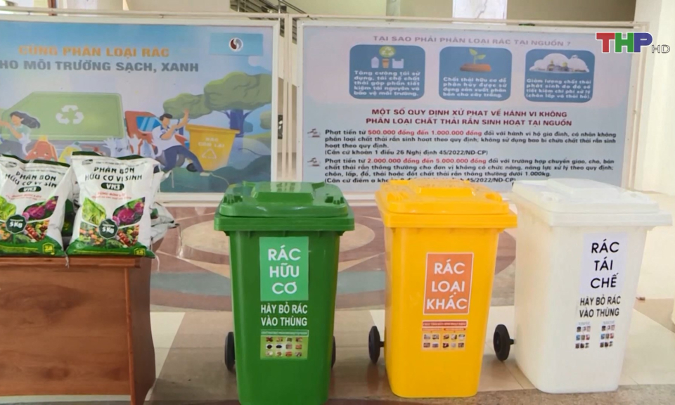 Đẩy nhanh tiến độ ph&acirc;n loại r&aacute;c thải tại nguồn   