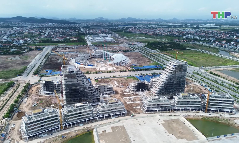 Đẩy nhanh tiến độ thi c&ocirc;ng Trung t&acirc;m Ch&iacute;nh trị - H&agrave;nh ch&iacute;nh th&agrave;nh phố 