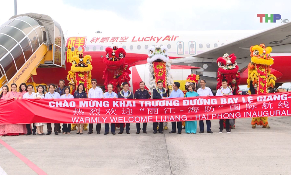 Khai trương đường bay Hải Ph&ograve;ng - Lệ Giang        