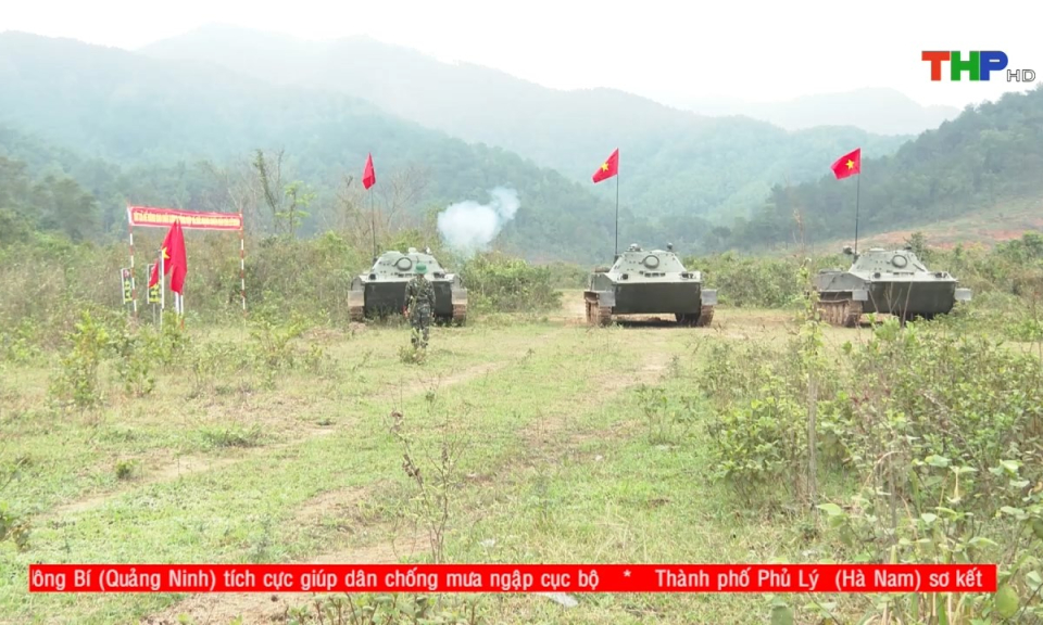 Qu&acirc;n khu 3: Lữ đo&agrave;n Tăng thiết gi&aacute;p 405: Luyện giỏi, sẵn s&agrave;ng chiến đấu cao