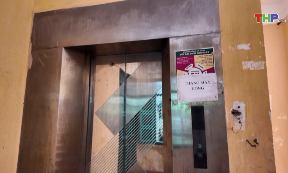 Sớm lắp đặt thang m&aacute;y mới tại Khu 7 tầng Vĩnh Niệm