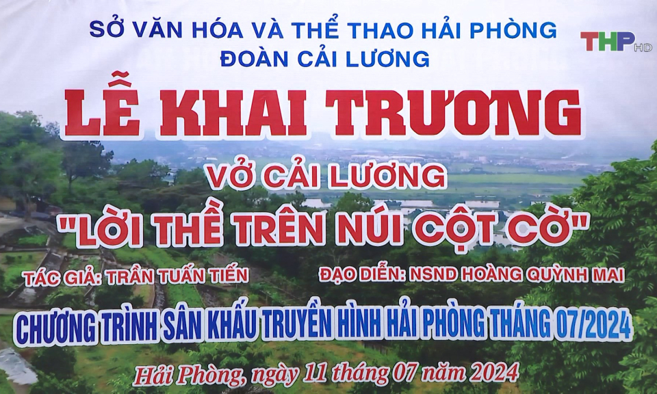 Chuẩn bị vở diễn &ldquo;Lời thề tr&ecirc;n n&uacute;i cột cờ&rdquo;