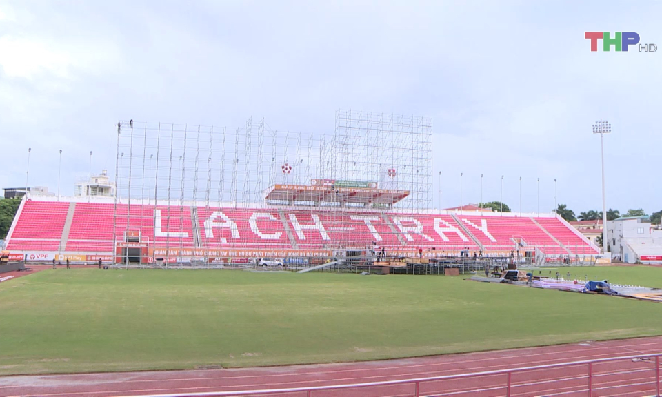 Sẵn s&agrave;ng cho Lễ khai mạc Hội khỏe Ph&ugrave; Đổng to&agrave;n quốc 2024