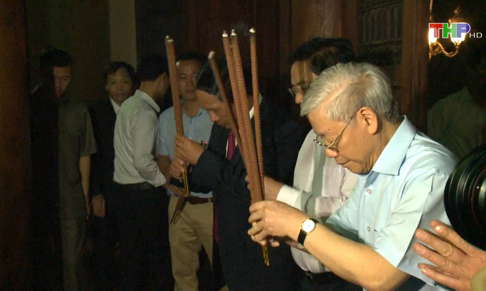 Tổng B&iacute; thư Nguyễn Ph&uacute; Trọng với th&agrave;nh phố Hải Ph&ograve;ng