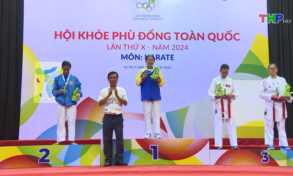 Đo&agrave;n VĐV Hải Ph&ograve;ng thi đấu ấn tượng tại Hội khỏe Ph&ugrave; Đổng to&agrave;n quốc 