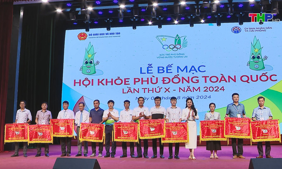 Hải Ph&ograve;ng về thứ 3 chung cuộc tại Hội khỏe Ph&ugrave; Đổng to&agrave;n quốc 2024