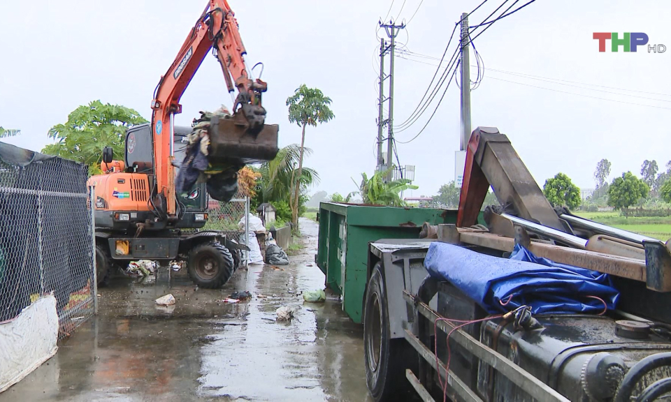 X&acirc;y dựng giải ph&aacute;p xử l&yacute; r&aacute;c tồn đọng tại b&atilde;i r&aacute;c x&atilde; Kiến Thiết