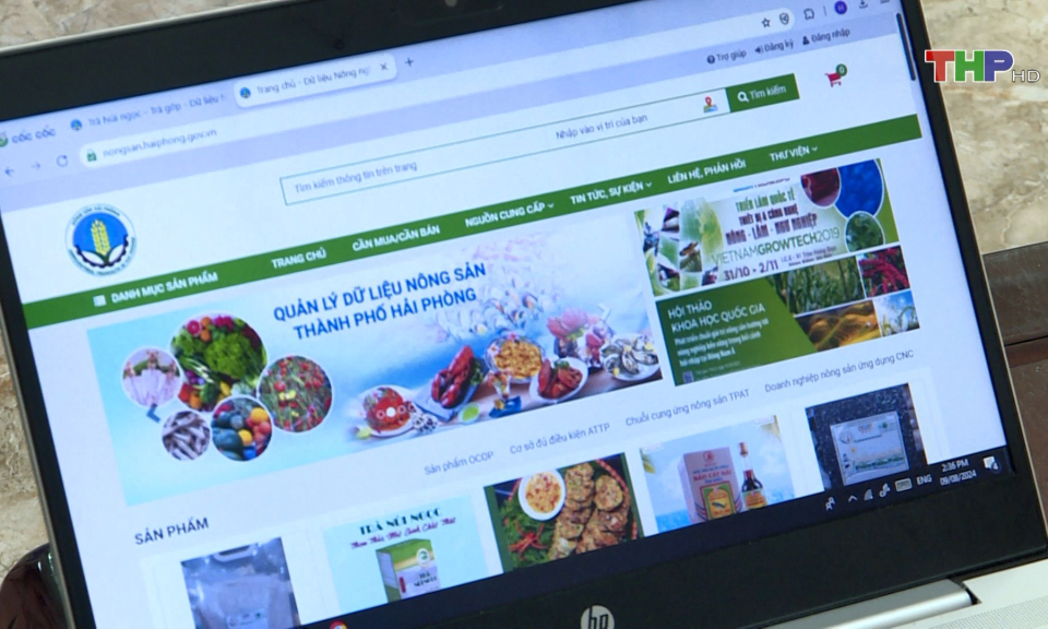 Quảng b&aacute;, kết nối cung cầu n&ocirc;ng sản nhờ chuyển đổi số