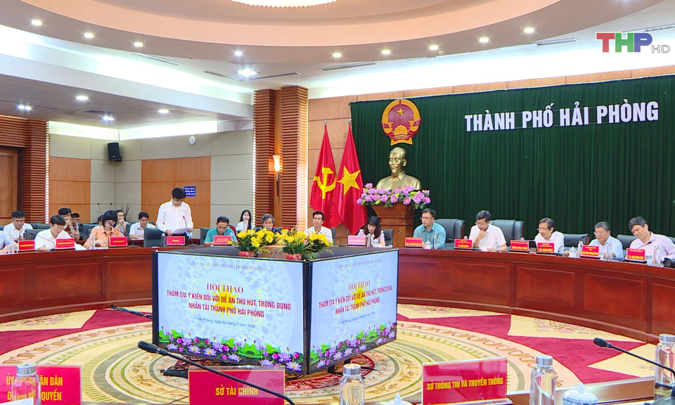 Lấy &yacute; kiến v&agrave;o Đề &aacute;n thu h&uacute;t, trọng dụng nh&acirc;n t&agrave;i của Hải Ph&ograve;ng