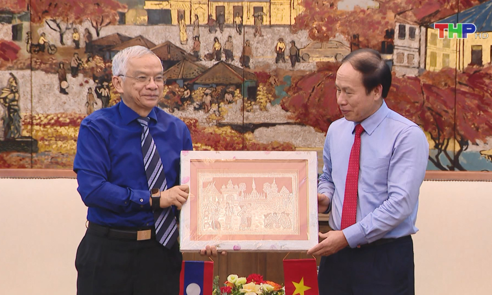 Th&uacute;c đẩy quan hệ hữu nghị, hợp t&aacute;c giữa Hải Ph&ograve;ng v&agrave; c&aacute;c địa phương của L&agrave;o
