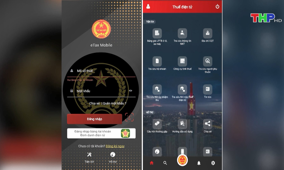 Nộp thuế online tr&ecirc;n thiết bị di động