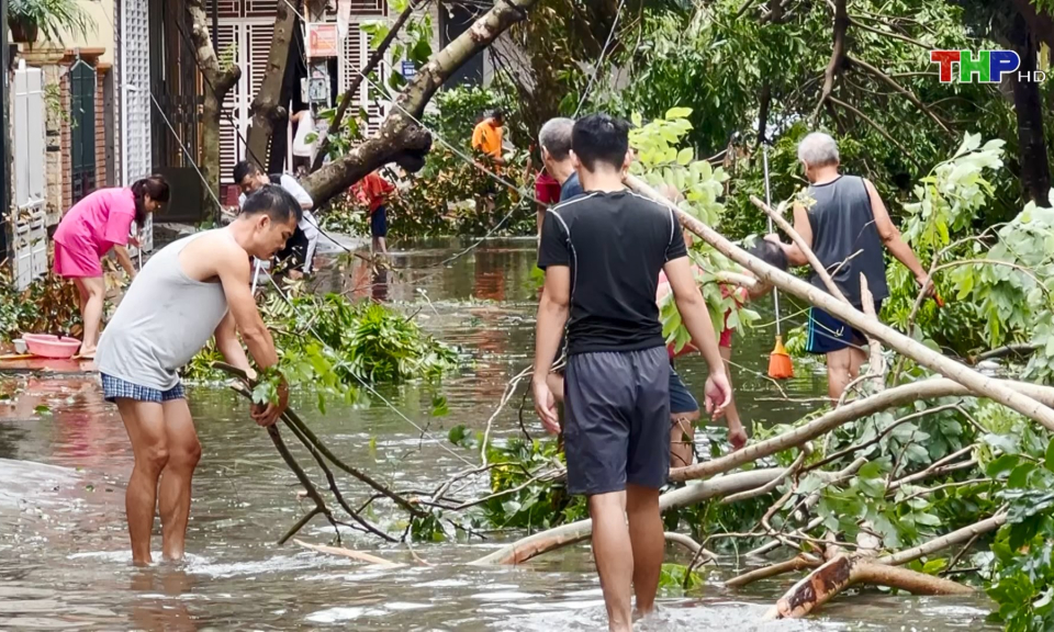 Chủ động khắc phục hậu quả mưa b&atilde;o