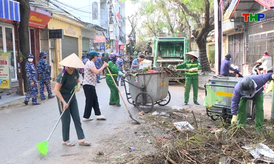 Đại đoàn kết toàn dân: Mặt trận các cấp thành phố chung tay cùng nhân dân khắc phục hậu quả bão số 3