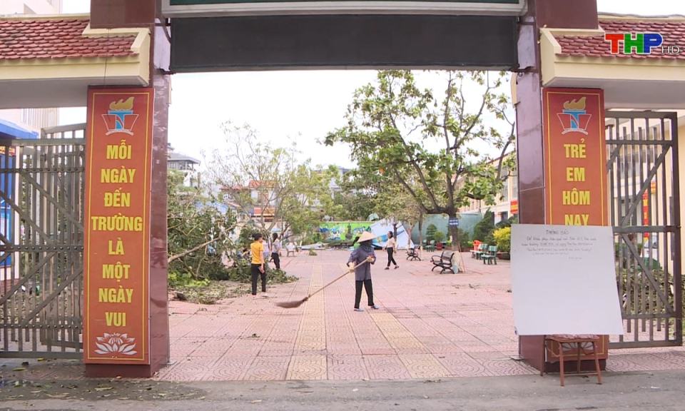 Giáo dục và đào tạo: Giáo dục - Đào tạo Hải Phòng ứng phó linh hoạt, bảo đảm hoạt động chuyên môn sau bão 