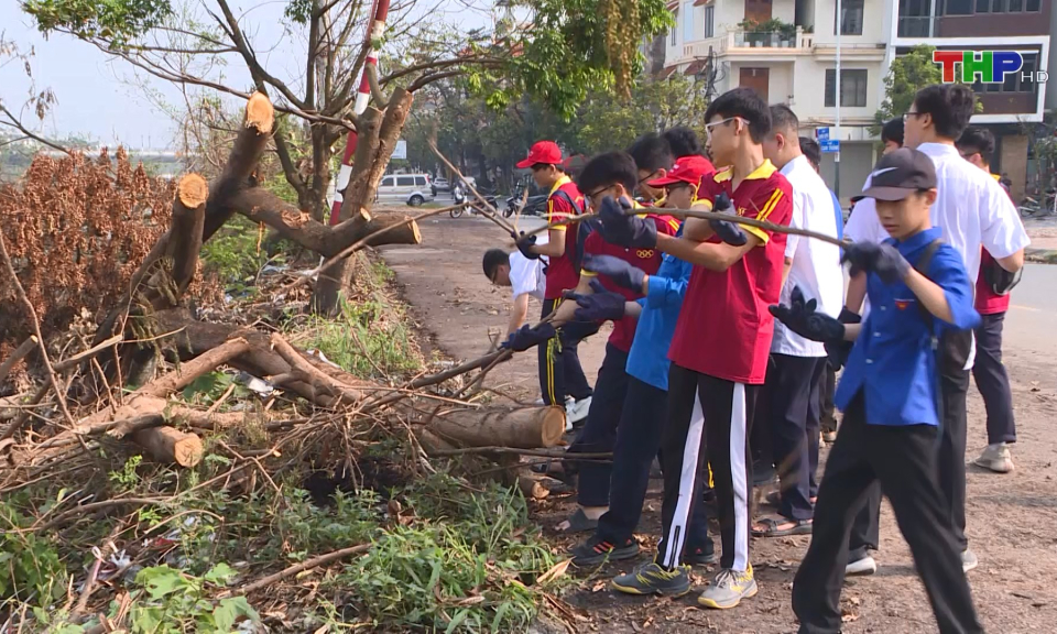 Bảo đảm mỹ quan đô thị sau bão số 3