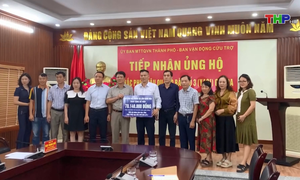 Hỗ trợ khắc phục hậu quả b&atilde;o số 3