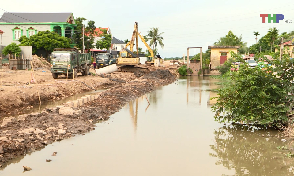 Huyện Vĩnh Bảo: Đẩy nhanh tiến độ c&aacute;c c&ocirc;ng tr&igrave;nh trọng điểm