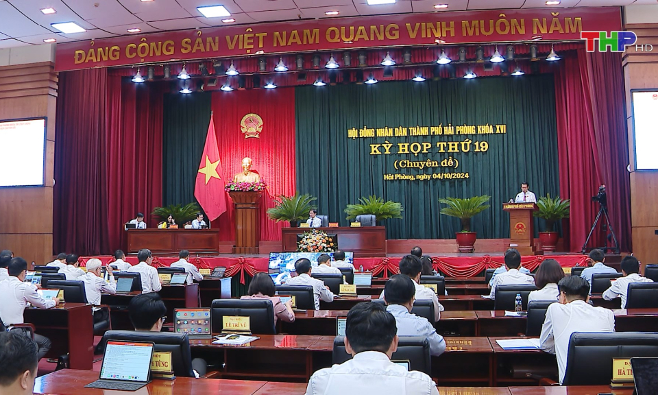 Kỳ họp thứ 19 HĐND th&agrave;nh phố kh&oacute;a XVI