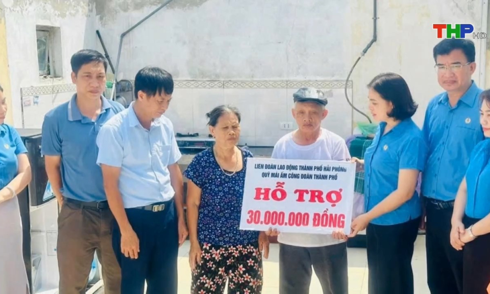 Lao động v&agrave; c&ocirc;ng đo&agrave;n: M&aacute;i ấm c&ocirc;ng đo&agrave;n - Điểm tựa cho đo&agrave;n vi&ecirc;n, người lao động