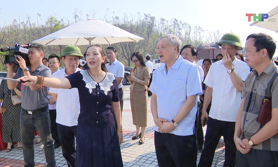 Ph&oacute; Thủ tướng Thường trực Ch&iacute;nh phủ l&agrave;m việc với Hải Ph&ograve;ng