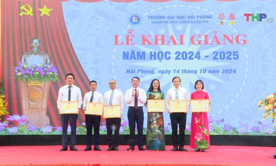 Đại học Hải Ph&ograve;ng khai giảng năm học mới