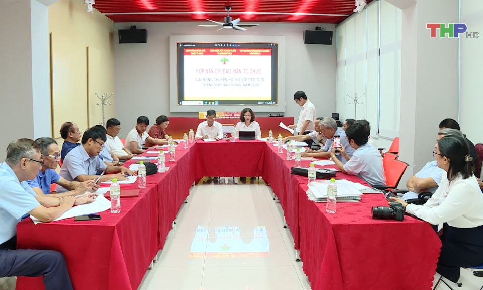 Giải B&oacute;ng chuyền hơi Người cao tuổi Hải Ph&ograve;ng