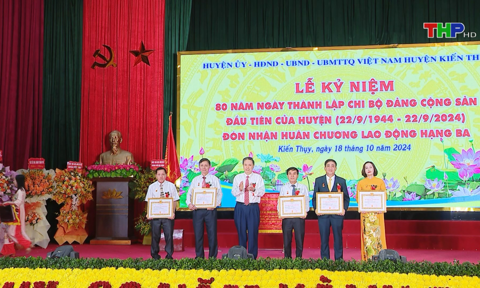 80 năm Ng&agrave;y th&agrave;nh lập Chi bộ Đảng đầu ti&ecirc;n của huyện Kiến Thụy