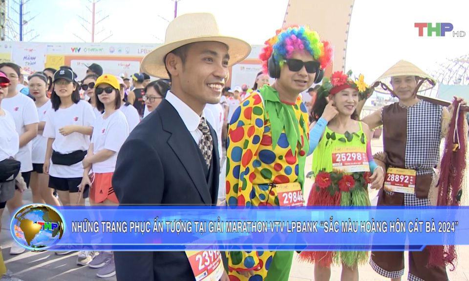 Độc đ&aacute;o trang phục tại Giải Marathon VTV LPBank  