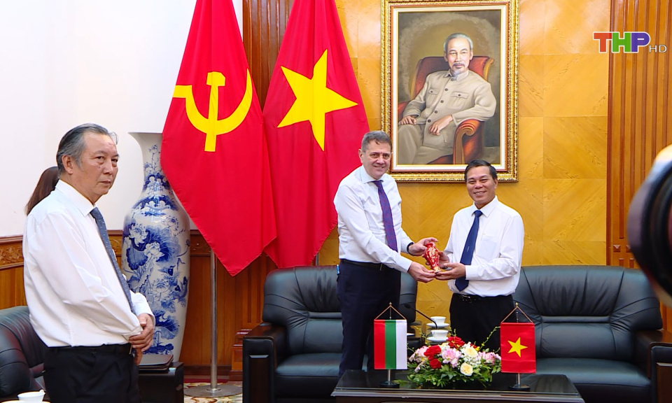 Tăng cường quan hệ hợp t&aacute;c Hải Ph&ograve;ng - Bungari