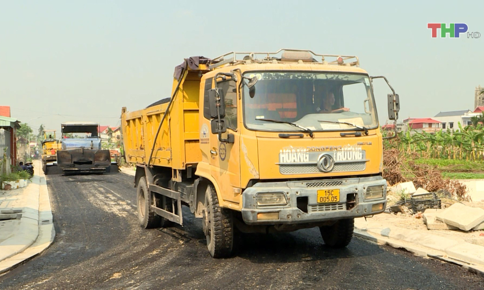 Đẩy nhanh tiến độ x&acirc;y dựng n&ocirc;ng th&ocirc;n mới kiểu mẫu