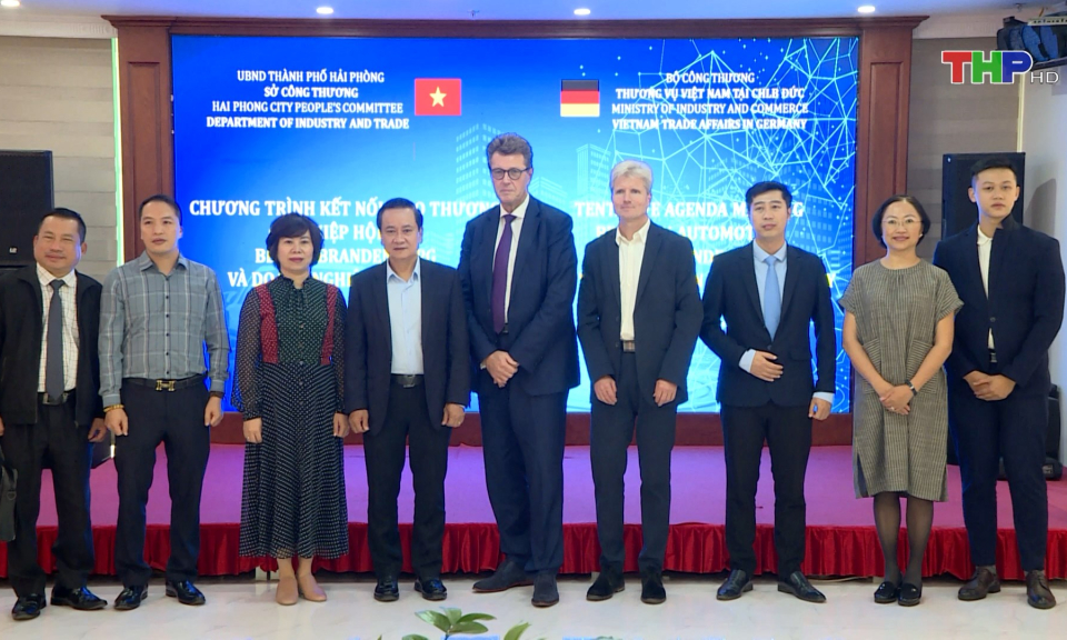 Kết nối giao thương Doanh nghiệp Hải Ph&ograve;ng - Đức 