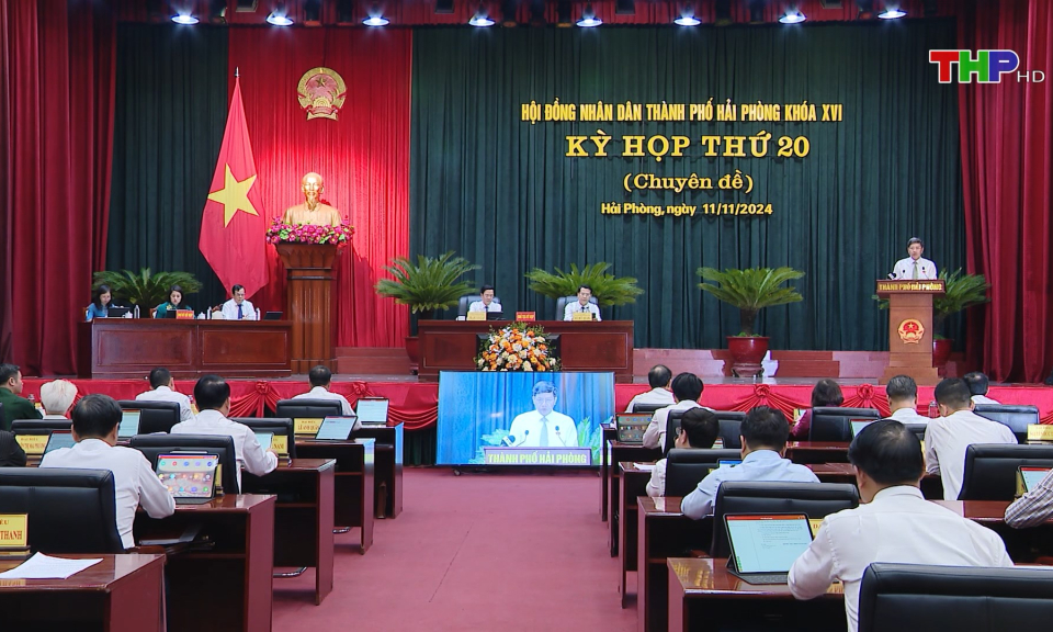 Kỳ họp thứ 20 (Kỳ họp chuy&ecirc;n đề) HĐND th&agrave;nh phố  