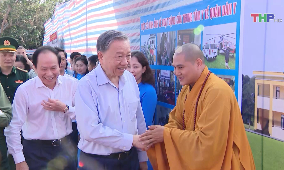 Động thổ Dự &aacute;n x&acirc;y dựng cơ sở vật chất Trung t&acirc;m Y tế Qu&acirc;n D&acirc;n Y, huyện Bạch Long Vĩ