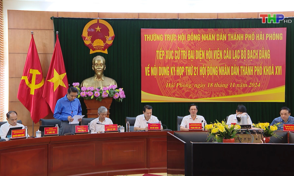 Tiếp x&uacute;c cử tri, chuẩn bị Kỳ họp thứ 21 HĐND th&agrave;nh phố  