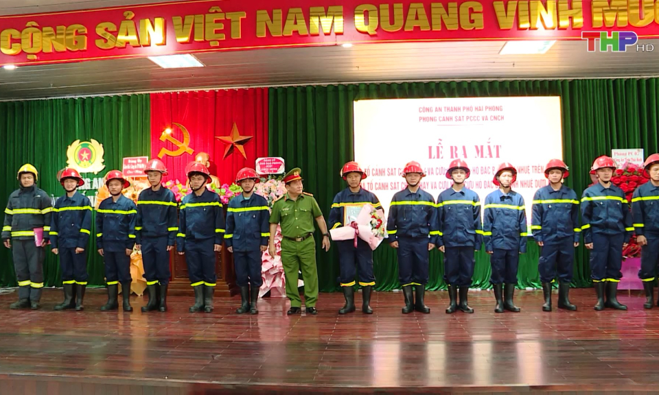 Th&iacute; điểm Tổ Cảnh s&aacute;t chữa ch&aacute;y v&agrave; CNCH đặc biệt tinh nhuệ