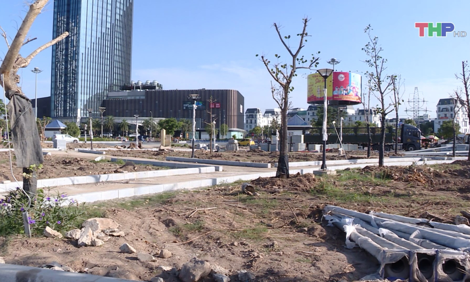 Sớm ho&agrave;n th&agrave;nh C&ocirc;ng vi&ecirc;n c&acirc;y xanh n&uacute;t giao Nam Cầu B&iacute;nh 