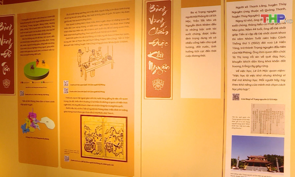 Triển l&atilde;m &ldquo;Văn Miếu - Quốc Tử Gi&aacute;m v&agrave; truyền thống khoa bảng Hải Ph&ograve;ng&rdquo;