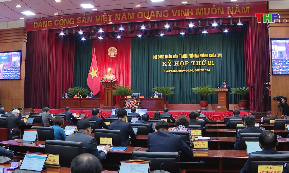 Khai mạc Kỳ họp thứ 21 HĐND th&agrave;nh phố kh&oacute;a XVI