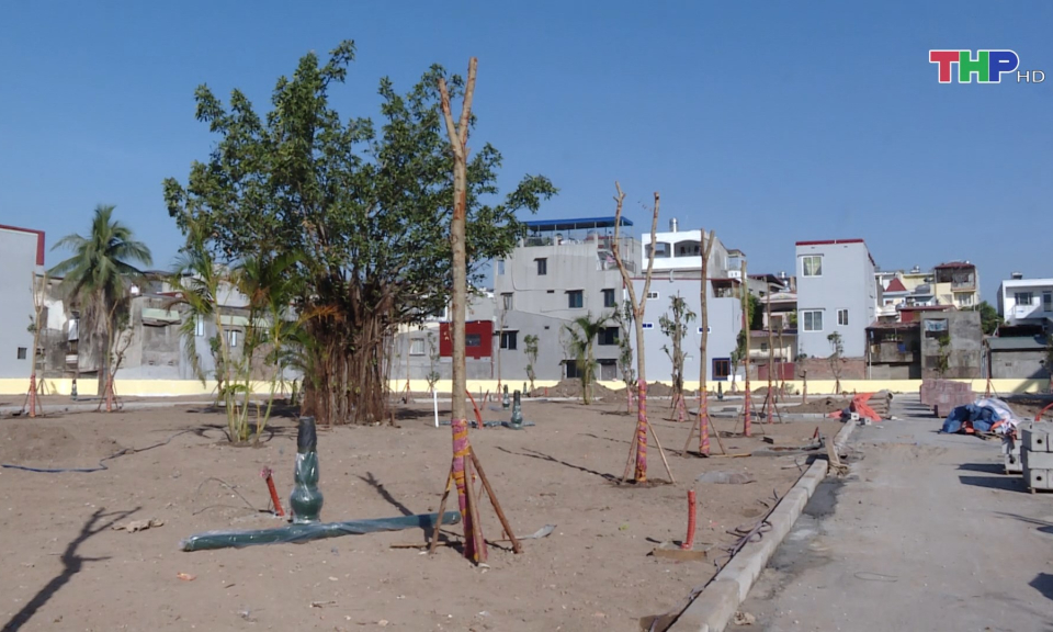 Đẩy nhanh tiến độ x&acirc;y dựng c&aacute;c c&ocirc;ng vi&ecirc;n